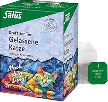 "Salus" - "Power Animal Tea" - "Serene Cat" - 1 x 15 filtrų maišelių (28,5 g) - ekologiška mėtų žolelių arbata su ašvaganda
