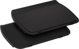 "Tefal Plancha" lėkštės, suderinamos su "OptiGrill", "OptiGrill+", "OptiGrill Elite", skirtos subtiliems ingredientams, nesvylančio lieto aliuminio, juodos spalvos, XA728810