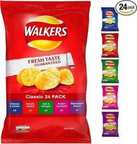 "Walkers" traškučių pakuotė "Classic Variety" 24 x 25 g