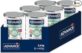 Advance Diets drėgnas ėdalas šunims - hipoalerginis ėrienos maistas su ribotu kiekiu ingredientų - 6 pakuotės po 400g