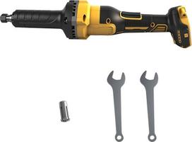 Akumuliatorinis tiesus šlifuoklis, suderinamas su "DeWalt" 18 V akumuliatoriumi, bešepetėlinis tiesus šlifuoklis 6 mm 3 mm gręžimo griebtuvas Profesionalus strypinis šlifuoklis 4 kintami greičiai šlifavimui poliravimui graviravimui (be