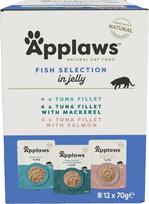 Applaws Cat Pouch Fish Selection in Jelly MP 1 x (12 x 70 g)