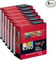 BE-KIND Maple Glazed Pecan & SeaSalt 6 x 12 x 40 g I Riešutų batonėlis I Batonėlis I Be glitimo