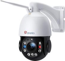 ctronics 30 x optinis priartinimas 5MP PTZ stebėjimo kamera Lauko "WiFi" kupolo IP kamera Lauko 150 m naktinis matymas Asmens aptikimas Automatinis sekimas Palaiko SD kortelę IP66 (295W)