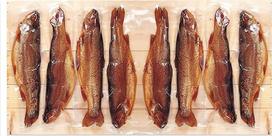 Dovanų dėžutė su upėtakiais Landmetzger Schiessl Apie 2,6 kg (maždaug 8-9 upėtakiai)