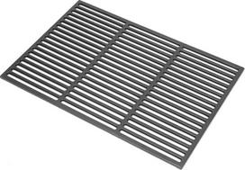 GFTIME Ketaus kepimo grotelės 60 x 40 cm, emaliuotos stačiakampės kepsninės grotelės, skirtos kepsninėms, dujinėms kepsninėms, anglių kepsninėms ir daugybei kitų reikmenų, kepsninių grotelių priedai, kietosios grotelių atsarginės dalys iš ketaus, pakuotė