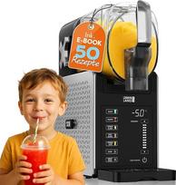 LEBENLANG Premium Slush Machine 2L - 5 režimai ir 15 min. greitas užšaldymas I Komplekte yra receptų knyga ir automobilio valymas I Slush Ice Machine for Home Frozen Slushy Machine Slushie Maker Ice Slushi Machine