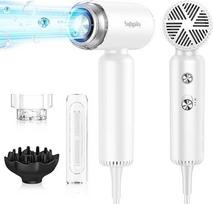 Mini kelioninis plaukų džiovintuvas su difuzoriumi 1500 W - 110 000 aps/min greitaeigis jonų variklio plaukų džiovintuvas, 290 g itin lengvas, itin tylus, 5 x greitas džiovinimas, 8 režimai garbanoms ir tiesiems plaukams