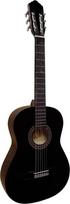 MSA C 21 klasikinės gitaros nikelio sidabro grifai / kojos bangos mechanizmas (3 krypčių užraktas) 4/4 dydžio kaklas juodas