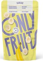 ONLYFRUITS Bananai griežinėliais, džiovinti vaisiai, liofilizuoti, intensyvaus skonio, idealiai tinka užkandžiams ar dribsniams, 300 g