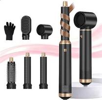 Plaukų stiliukų rinkinys Hairstyler 5-in-1 Hair Styler - UKLISS Airstyler Air Curlers Plaukų džiovintuvas 5 in 1 su apvaliu šepečiu Plaukų džiovintuvas Plaukų stiliukas Karšto oro šepetys garbanojimo lygintuvas Terminis šepetys tiesinimui