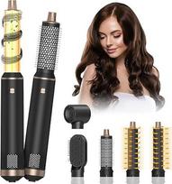 Šukuosenų rinkinys su garbanojimo žnyplėmis, "5-in-1 Airstyler" rinkinys su plaukų džiovintuvu, plaukų džiovintuvo šepečiu, karšto oro šepečiu, automatine garbanojimo žnyplute, tiesinimo šepečiu, plaukų džiovintuvo apimties plaukų džiovintuvo šepečiu