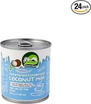 Sutirštintas kokosų pienas Vegan Coconut Milk - sutirštintas kokosų pienas - su cukrumi sutirštintas pienas - be laktozės ir glitimo - kokosų pieno užpilo - 24 x 320 g