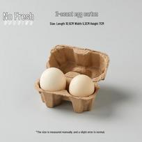 Nuoxian Biologiškai skaidūs 2 kiaušinių minkštimo dėklai 2-Egg Capacity, 100 Count