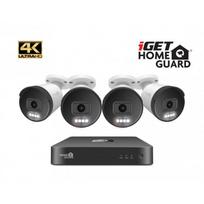 iGET HGNVK88504 – UltraHD 4K PoE kamerová súprava, 8-kanálový NVR + 4x IP 4K kamera, zvuk, SMART (Windows/Mac/Android/iOS) | 53905552 | 5060442178557