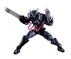 TAMASHII NATIONS Tech on Avengers Venom Symbiote Wolverine 160mm ABS PVC Painted Action Figure BAS64165 S.H.Figuarts Approx. & juoda