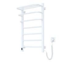 Elektrinis rankšluosčių džiovintuvas su termostatu FORTIS 155W 80x48 cm IP44 baltas dešinysis