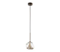 Liustra ant laido LAVA 1xG9/8W/230V bronzinė / dūminė smėlio spalva