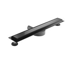 REA-G7803 - Nutekamasis latakas NEOX PRO 80 cm nerūdijančio plieno/juodas