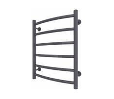 Vonios kambario rankšluosčių radiatorius INOX CLASSIC 120W/230V 57x43 cm, nerūdijančio plieno/antracitas