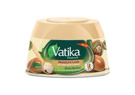 Vatika Naturals taukmedžio sviesto plaukų kremas (125 ml) | Natūralus drėkinamasis plaukų kremas | Suteikia sodresnę plaukų išvaizdą | Visiems plaukų tipams 1 pcs