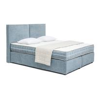 Mėlynos spalvos spyruoklinė lova 160x200 cm Olia Bold – Bonami Selection