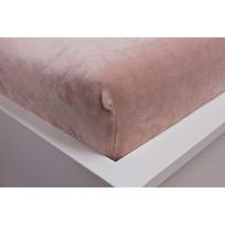 Paklodė rudos spalvos iš mikropliušo su guma 90x200 cm – Jerry Fabrics