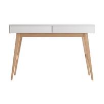 Vaikiškas rašomasis stalas su baltu stalviršiu 60x120 cm Swing – Pinio