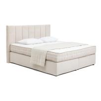 Smėlio spalvos spyruoklinė lova 160x200 cm Olia Bold Line – Bonami Selection