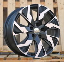 Ratlankis RACINGLINE IN3521F R17x7 5x114.3 ET 45 CB 66.1 (Black Polished Half Matt) (1250 kg)
