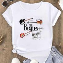 The Beatles Instrumentų Signature Marškinėliai, The Beatles Gerbėjų Dovana Marškinėliai Unisex S