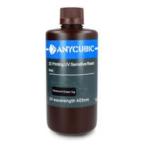 3D spausdintuvui skirta derva - Anycubic 3D spausdinimo UV Sensitive derva Basic 1l - Translucent Green