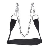 Black Fitness Weight Belt With Chain Dipping Belt For Lifting Pull Up Chin Up Kettlebell Barbel Bodybuilding Gym Belts Supplies juoda