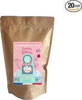 "Capsul & Bio" ekologiška ledinė arbata - obuolys su hibisku - 20 biologiškai suyrančių kapsulių - tinka Nesspresso aparatams - 100 % augalinės kilmės - greitai ir sveikai - Prancūzija