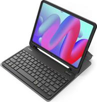 "Inateck" klaviatūros dėklas, suderinamas su "iPad 11 Gen.A16 2025" 11 colių, 10 Gen 10,9 colių, "iPad Air" 11 colių M4/M3/M2 (2026/2025), "Air 5/4" 10,9 colių, "Pro 11 4/3/2/1", QWERTZ, su rašiklio laikikliu, nuimamas