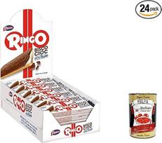 "Pavesi Ringo Bisco Cioc Latte", sausainiai su pieno įdaru ir šokolado apvalkalu, skirti saldžiam ir gardžiam užkandžiui pertraukų metu, 24 vnt. po 27 g + itališka gurmaniška polpa 400 g