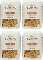 "Rummo Pasta Integrale Rigatoni N°50", viso grūdo makaronai, pilno grūdo itališki makaronai, 500 g, pakuotė po 4 vnt.