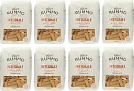"Rummo Pasta Integrale Rigatoni N°50", viso grūdo makaronai, pilno grūdo itališki makaronai, 500 g, 8 vnt. pakuotėje