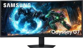"Samsung" 40 colių "Odyssey G75F" 5K WUHD lenktas žaidimų monitorius, 5120 x 2160, 180 Hz, 1 ms (G/G), 1000R, VESA DisplayHDR 600 HDR10+, "AMD FreeSync Premium Pro", "Auto Source Switch+", "Core Sync", LS40FG756EUXEN