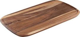 "Tefal Jamie Oliver" K2681055 Didelė pjaustymo lentelė, 49 x 28 x 2,5 cm, akacijos mediena, sertifikuota FSC, su praktišku grioveliu sultims pjaustyti, skirta maistui pjaustyti, patiekti, ruda
