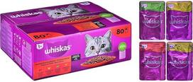 "Whiskas Adult 1+ Cat" drėgnas ėdalas suaugusioms katėms "Classic Selection in Sauce", 80 x 85 g Mega Pack - aukštos kokybės drėgnas ėdalas suaugusioms katėms, rudos spalvos