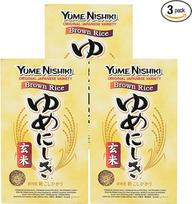 "Yume Nishiki" rudieji ryžiai 3 x 1 kg