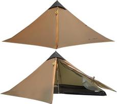 3F UL Gear Lanshan Ultralight palapinė stovyklavimui, palapinė 1 asmeniui arba 2 asmenims 3/4 sezonų vandeniui atspari profesionali turistinė palapinė 15D Profesionali stovyklavimo palapinė