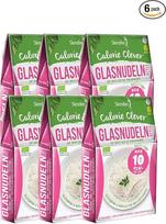 6 x "Slendier" ekologiški "Konjac" makaronai | Stiklinių makaronų stilius | Mažai kalorijų | Shirataki | Skaidulų šaltinis | Be glitimo | 6 x 250 g
