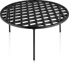 BBQ-Toro Ketaus kepimo grotelės 40 cm skersmens su 3 kojelėmis, apvalios, olandiškos orkaitės padėklas, grilio priedai, trikojis, grilio grotelės, ketaus grotelės, puodų stovas, grotelės, ugnies grotelės, grilio plokštė, ketus