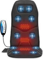 COMFIER masažinė sėdynės pagalvėlė, nugaros masažuoklis su šiluma, 10 vibracijos variklių, masažinė pagalvėlė su vibracija nugarai ir kaklui, kėdės masažuoklis biurui / namams