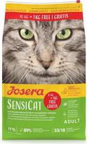 JOSERA SensiCat (1 x 10 + 1 kg) | Suaugusiesiems | Aukščiausios kokybės sausas ėdalas suaugusioms jautrioms katėms | Paukštiena ir ryžiai | Ypatingai suderinama formulė | Be kviečių | Kačių ėdalas | Pakuotė po 1 vnt.