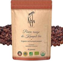 Khla - Kampot Ekologiški raudonieji pipirai 80g - raudonieji pipirai - saldūs ir vaisiniai - virtuvės ingredientas - tiesiogiai iš gamintojo