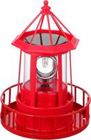 LED saulės baterija maitinamas švyturys Atsparus vandeniui patvarus pasukamas lauko saulės šviesos 360 laipsnių besisukantis švyturys kraštovaizdžio lempa, kabanti kiemo dekorui