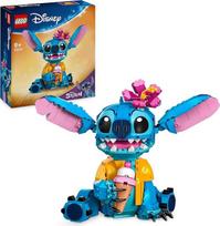 LEGO, Disney Stitch, Bau- und Spielset für Kinder, Figur mit Eiswaffel, Spielzeug, kreatives Set zum Bauen, ideales Geschenk für Mädchen, Jungen und alle Fans der Kinoerfolgs Lilo & Stitch 43249